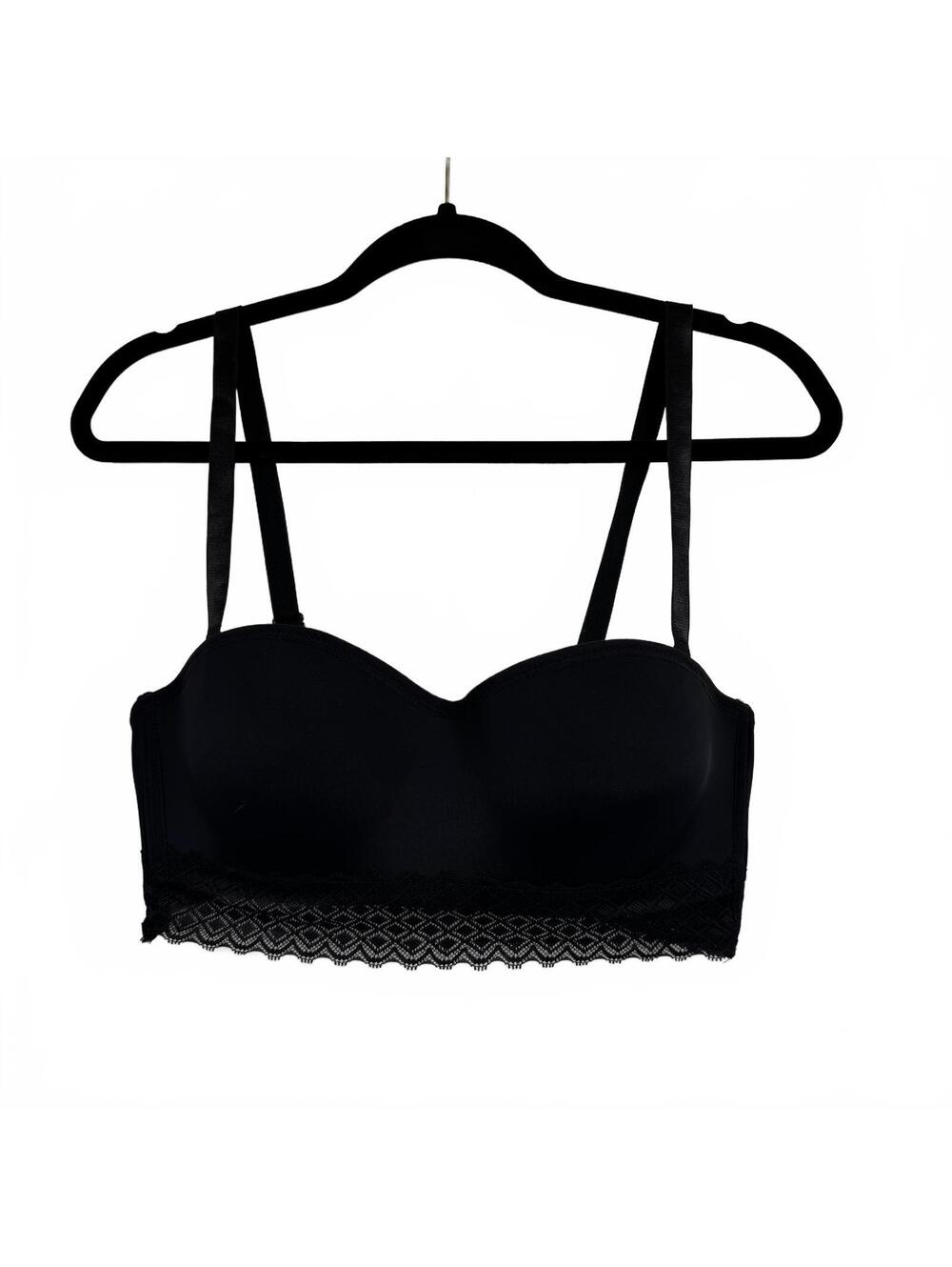 Black Wireless Bra Women's Size 38C